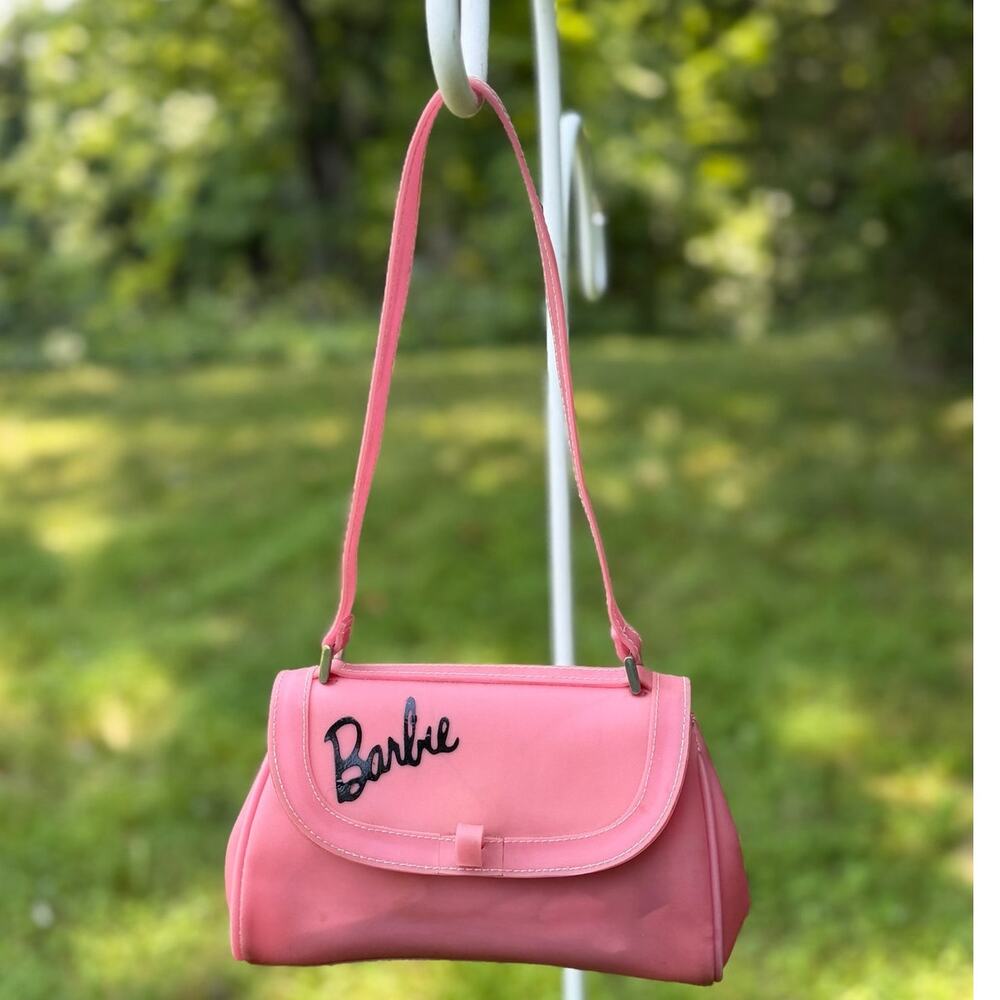 Barbie Pink Y2K Mini Baguette Shoulder Bag